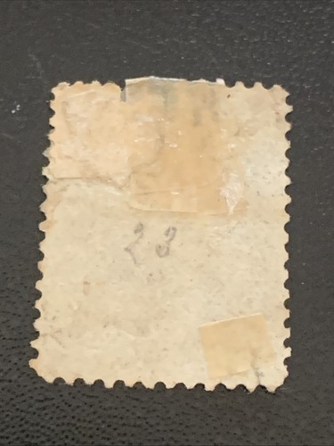 π΄ββ οΈ US Stamp # 69 Used Corner Repaired. - Picture 2 of 2