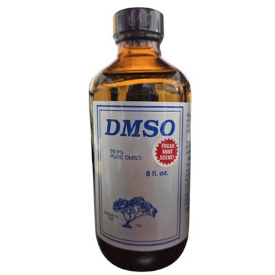 Nature's Gift 99.9% Pure DMSO w/ Fresh Mint Scent, Glass Bottle, 8 Fluid Ounces
