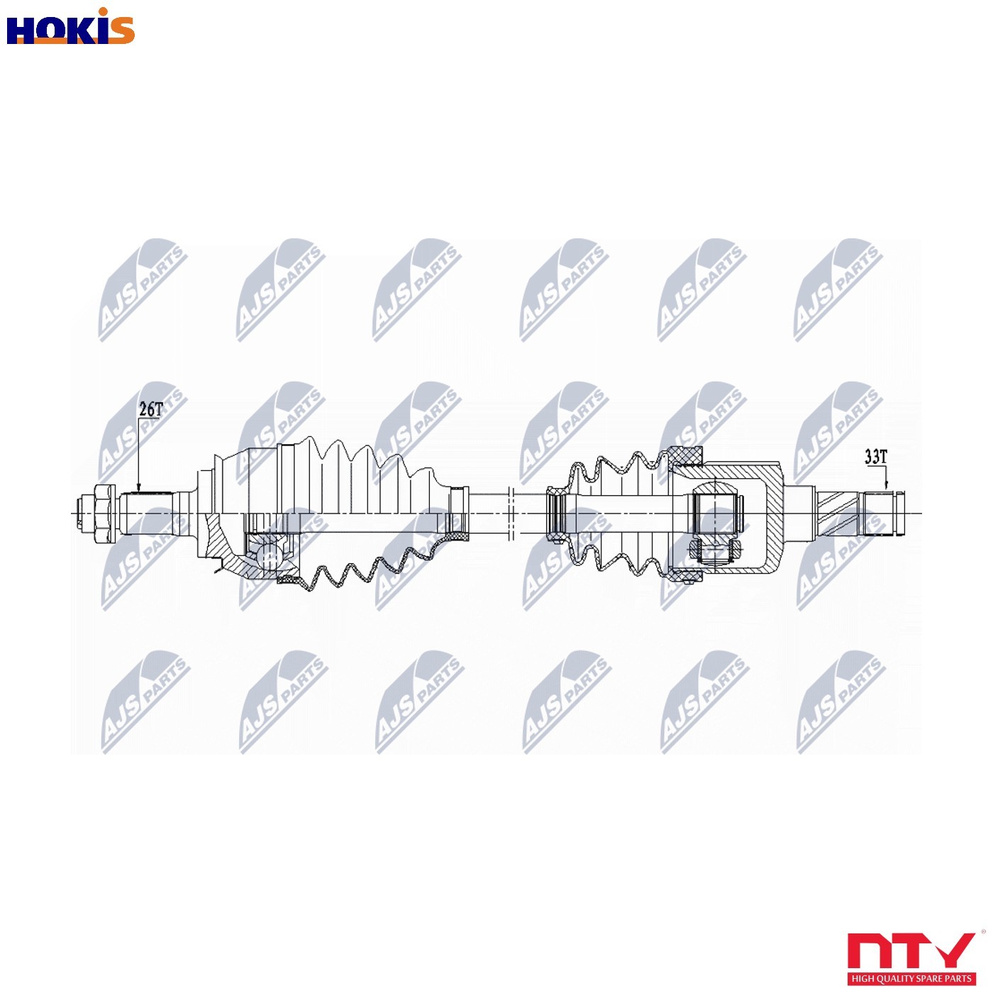 Nty Driveshaft For Mini R56/R57 Cooper, One 06-12 /Left - Image 12