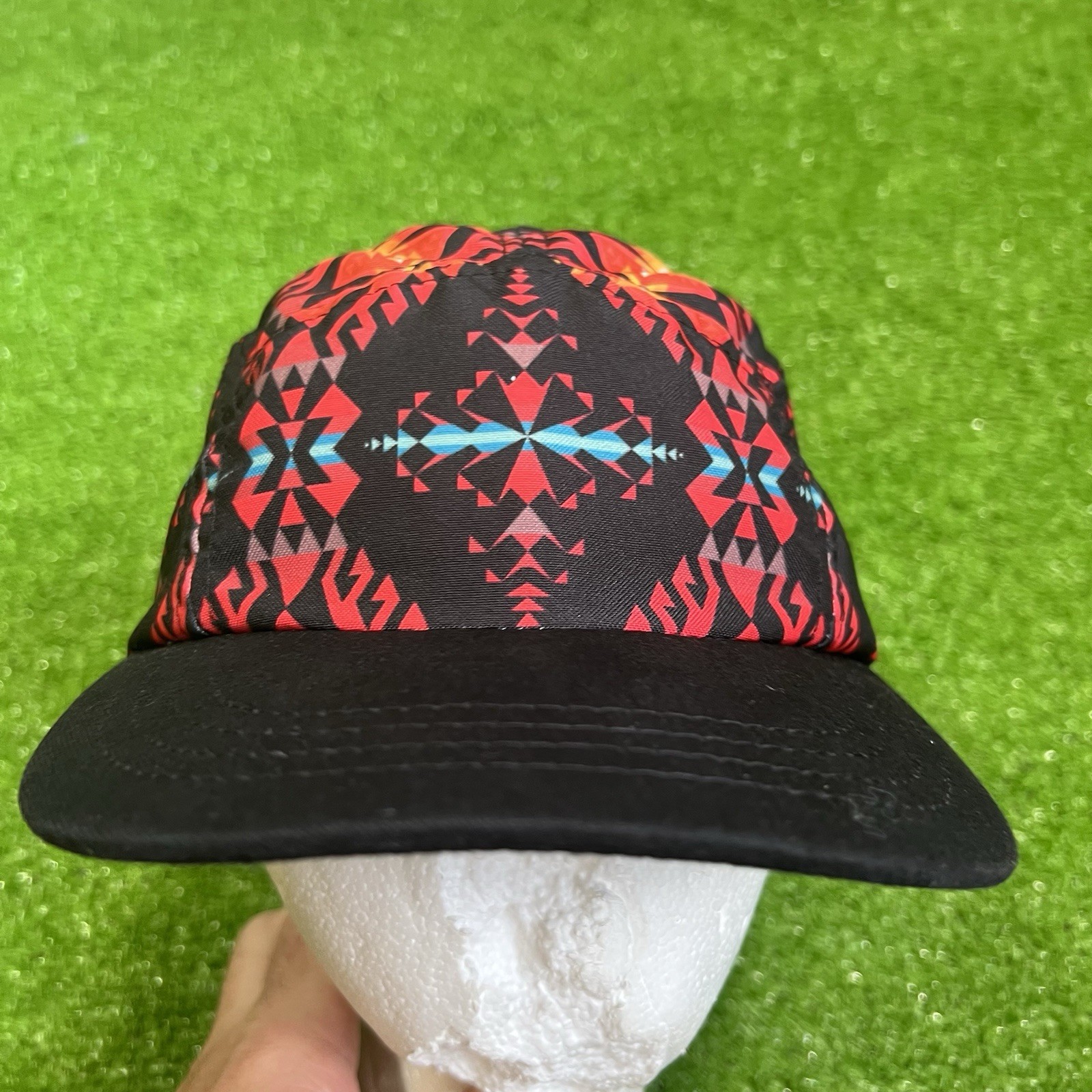 Pendleton Aztec Hat Geo Pattern Strap Back 6 Pane… - image 3