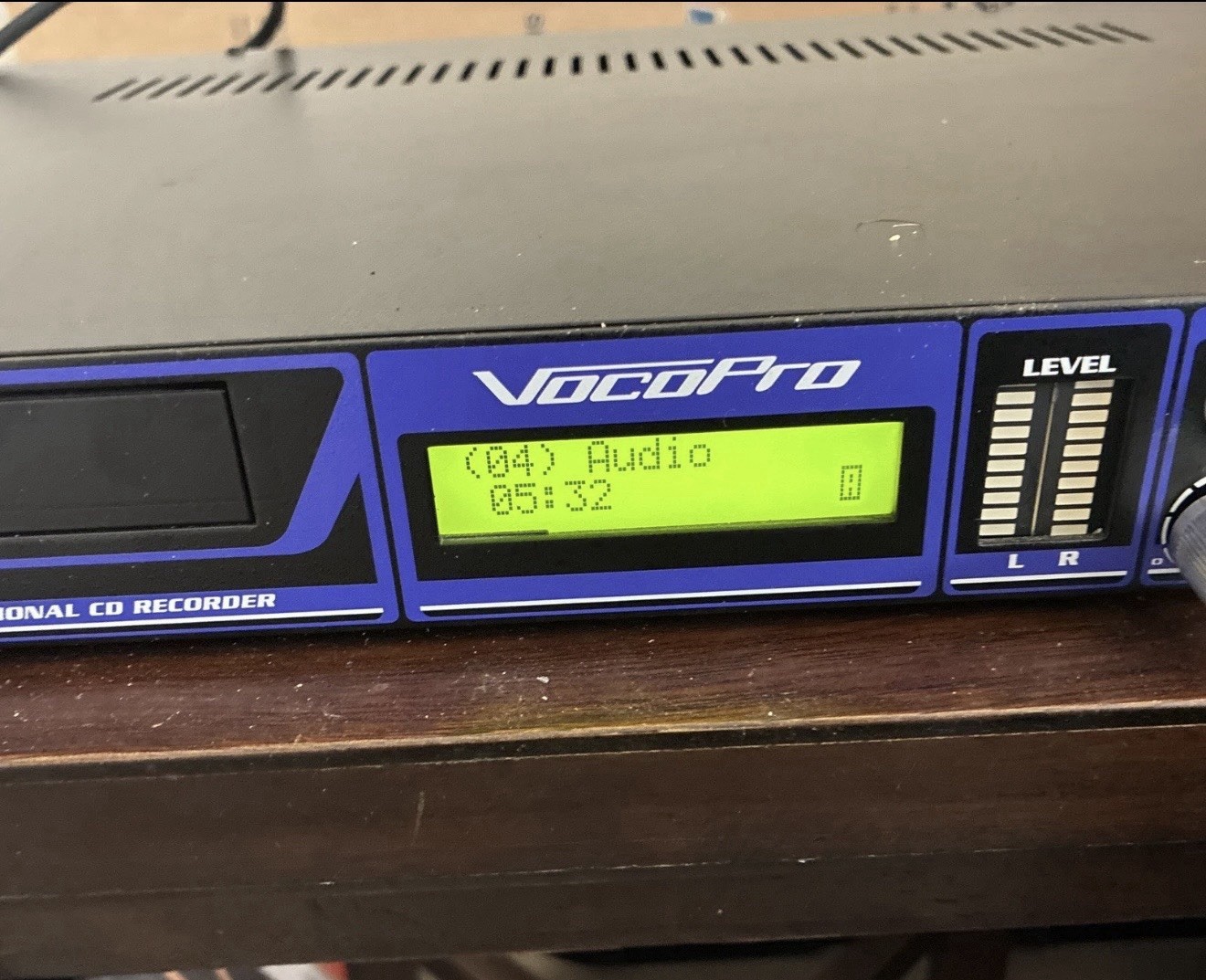 VocoPro CDR-1000 Pro Professional Single Space CD Recorder/ 