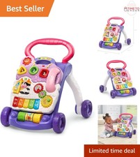 Sit-to-Stand Learning Walker Toddler Plastic Activity Center Baby Development