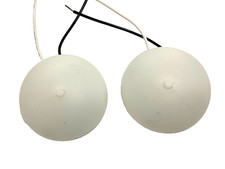 2 PACK QAI 12V 3.25'' RV LED Slim Puck Light Cabinet Ceiling W/Switch White