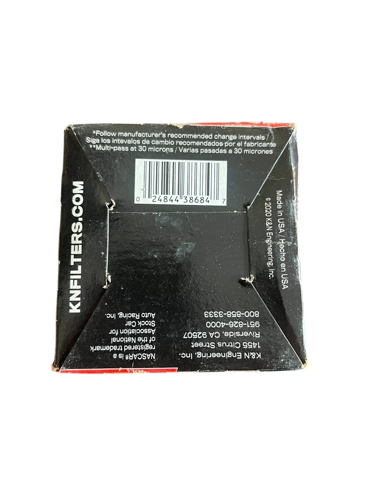 Filtro de aceite K&N SO-7020 Lexus, Toyota, Scion y Lotus larga vida nuevo en paquete Foto 3 de 4