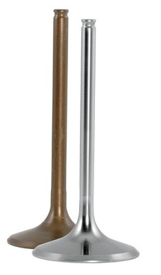 Del West Titanium Exhaust Valve (1mm Oversize) - Center/Outer Motorcycle ATV/UTV