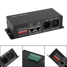 LED RGB Controller 3X8A Decoder Mit Digitalanzeige 3 Kanal DMX512-3CH