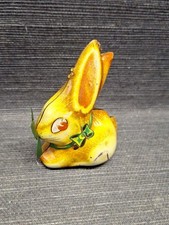 LEHMANN OF GERMANY HOP HOP BUNNY TIN FRICTION TOY 918 WORKING CONDITION 1950s