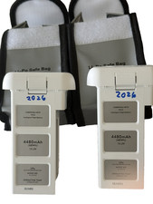 2 DJI Phantom 3 Professional Advanced Battery  2 LiPo battery bags