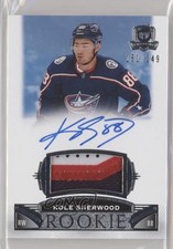 2019-20 Upper Deck The Cup Rookie 151/249 Kole Sherwood #80 Patch Auto 0il7