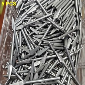 5 Pcs LEGO Part Minifigure Weapon 4497 Flat Silver
