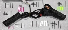 36V Full Twist Throttle Assembly For E-bike Electric Bike Scooter Digital Meter
