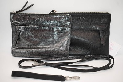 Vera Bradley Leather Mallory Double Crossbody Bag