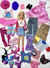 Vintage 70s Mattel Skipper & 80s, 90s, 2000s clothes lot Brand Name & Mod/dupe