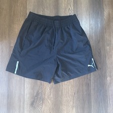 Puma Black Sports Running Training Active Shorts Size X-Large EUC Free Shipping