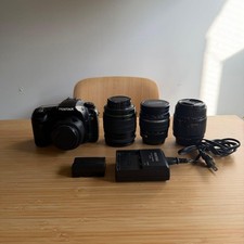 PENTAX K10D Body 4 Lens Set Fisheye Wide Angle