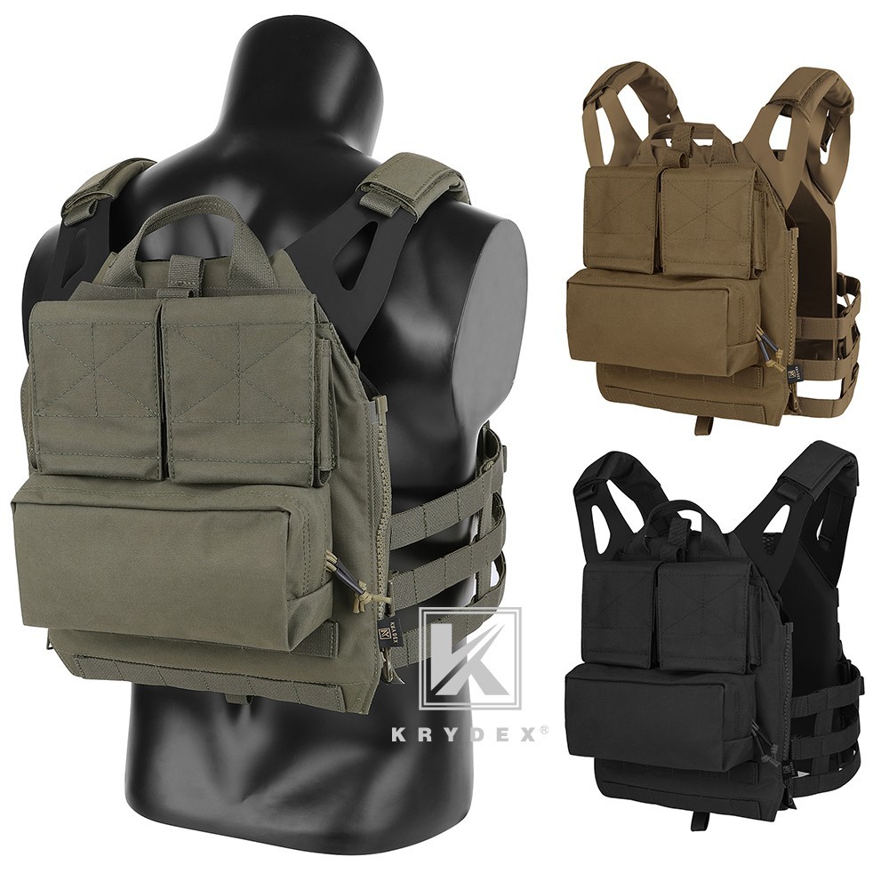 KRYDEX 2.0 Plate Carrier Zip-on Backpack Tactical MOLLE Vest