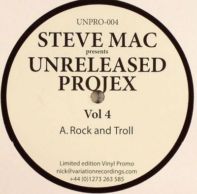 Steve Mac - Unreleased Projex Volume 4 - UK Promo 12'' Vinyl - 2005 - White