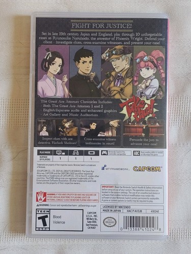 The Great Ace Attorney Chronicles - Nintendo Switch - Imagen 4 de 4