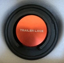 Trailer Lock Fits 2 5/16 Inch Coupler, Upgraded Heavy-Duty Steel Hitch Lock