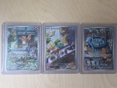 Pokemon Surging Sparks Charmander Bulbasaur Squirtle Full Art