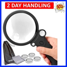 Professional & Collector's Multipurpose Magnifier with Light | Up to 55x Magn...