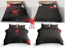 Image of Liverpool FC Single Double Duvet Cover Reversible Bedding Set
