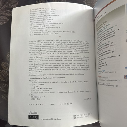 HUMAN COMMUNICATION IN SOCIETY By Jess K. Alberts & Thomas K. Nakayama Exam Copy - Picture 2 of 5