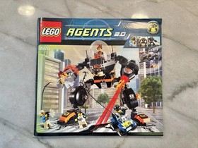 Lego Robo Attack 8970 Agents Mech 100% Complete Set 6 Minifigures 414 Pieces Toy