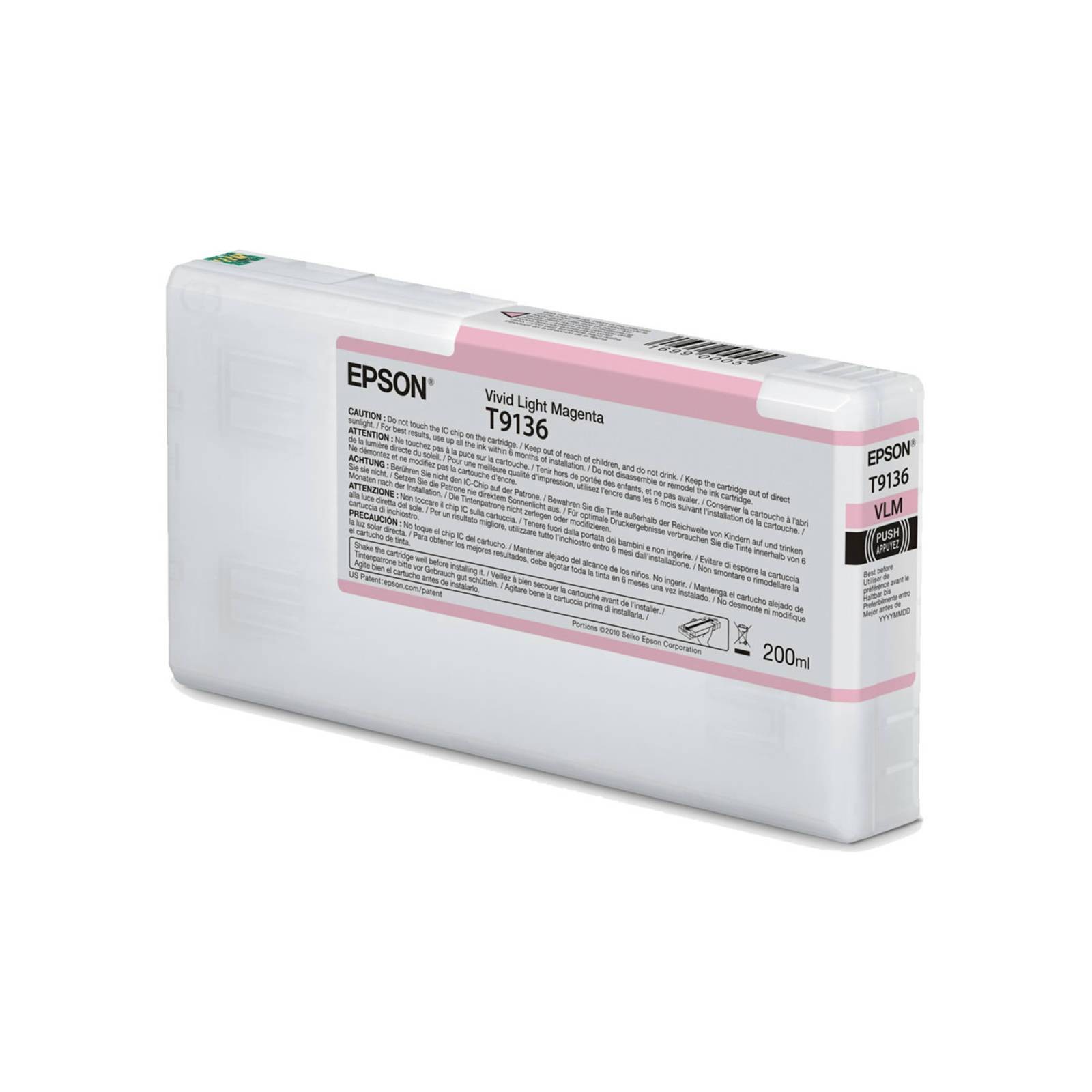 Original Epson T9136 Vivid Light Magenta Ink Cartridge (C13T91360N) - Image 6