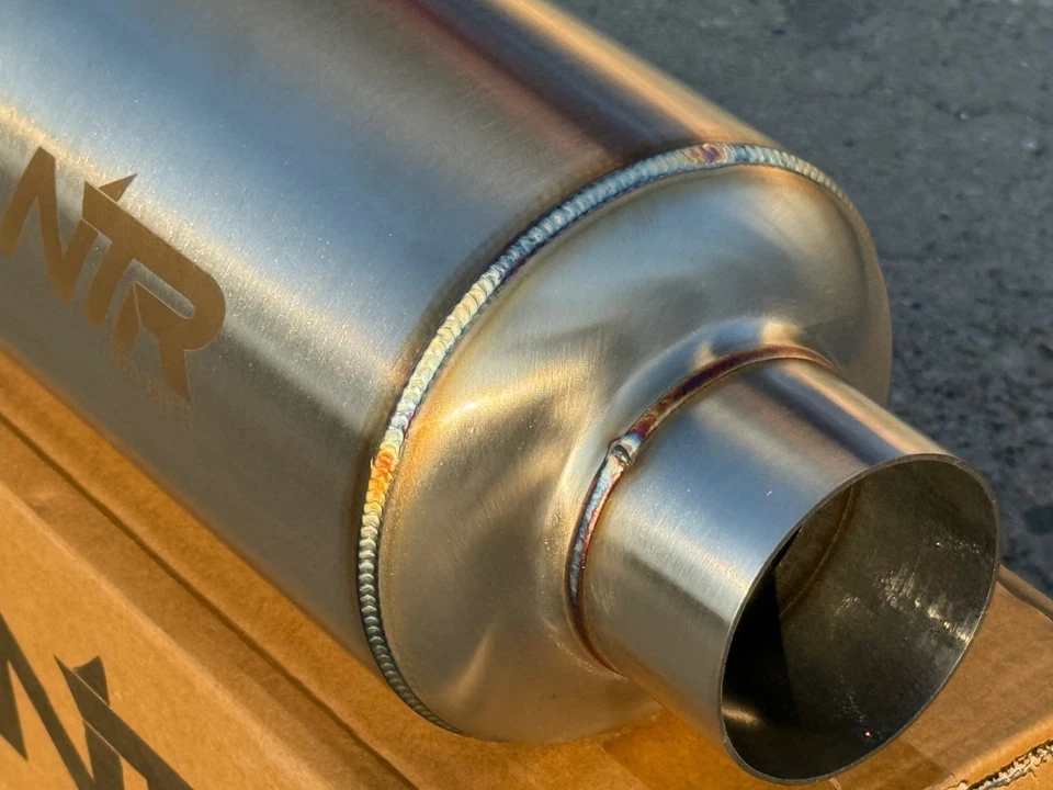 NETAMI NTR 2.50" PRO SERIES MUFFLER 100% AUTHENTIC - Image 3 of 4