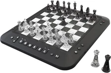 Smart AI Chess Set, Electronic Board Game, LEDs, Rechargeable, Beginner/Advanced