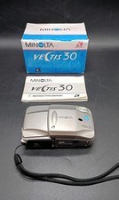Minolta Vectis 30 IX-Date Film Camera Zoom Lens Tested Works Box Instructions