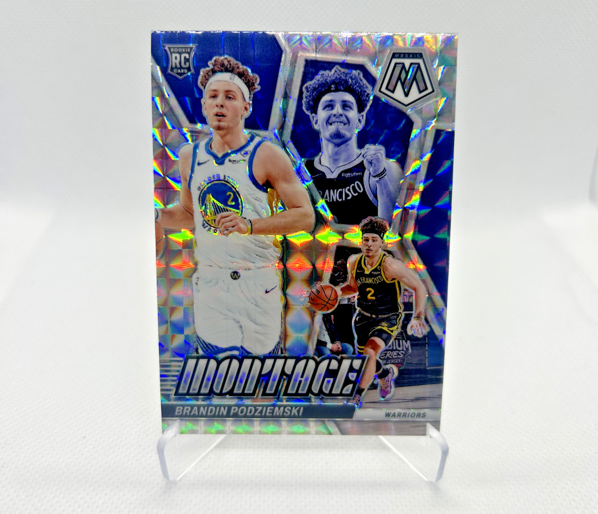 Brandin Podziemski RC - 2023-24 Panini Mosaic Montage Mosaic Prizm #27