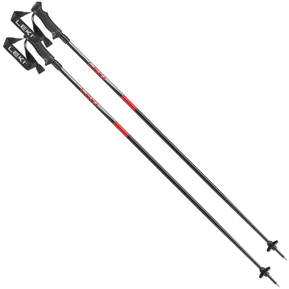 LEKI Hot Shot Palos de Esquí Stock Alpinstöcke Rellenable Trinkstöcke Flachmann