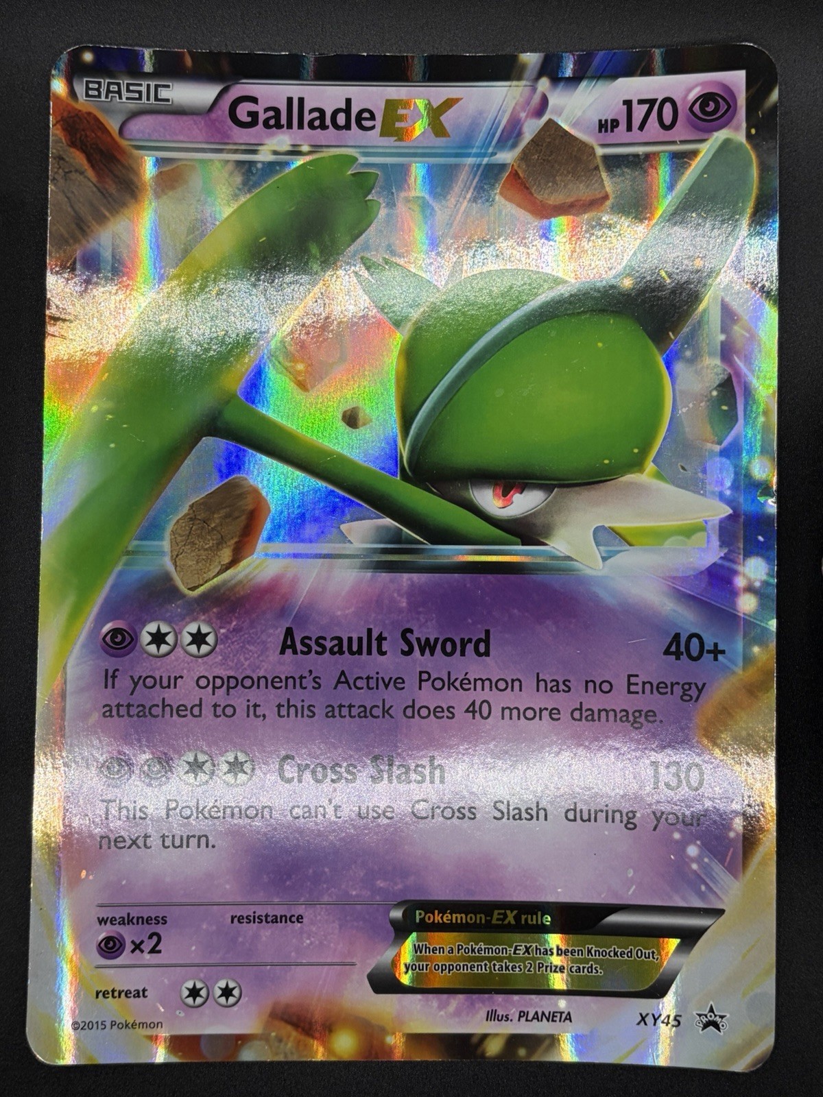 Gallade EX XY45 Jumbo - XY Black Star Promo Holo JUMBO Pokemon Card NM