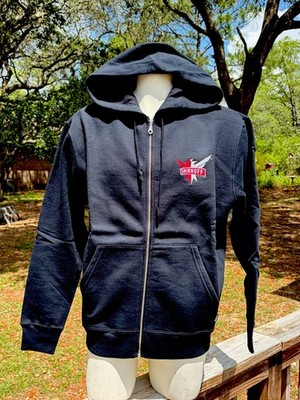 Smirnoff Hoodie Black Full Zip Large Canada Cotton Blend Roots Athletics NWT