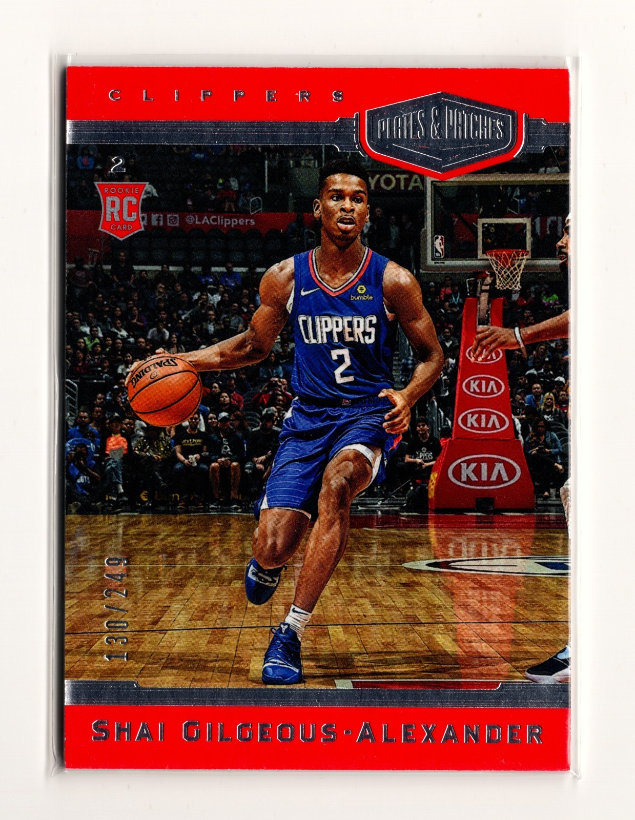 2018-19 Panini Chronicles #391 Plates & Patches Shai Gilgeous-Alexander RC /249