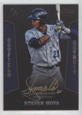2013 Onyx Platinum Prospects Silver Ink 123/150 Steven Moya #PPAU21 Auto hv1