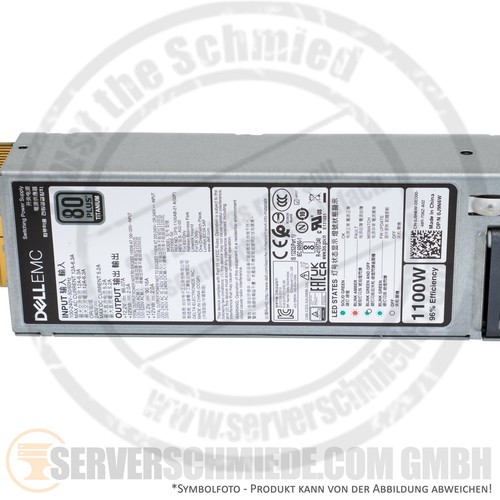 Dell 1100W Netzteil PSU 80 Plus Titanium R650 R750 R6525 R7525 R760xs R6615 +NEW - Afbeelding 3 van 3