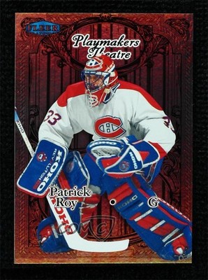 2012-13 Fleer Retro Playmaker's Theatre 31/100 Patrick Roy #11 HOF h1f