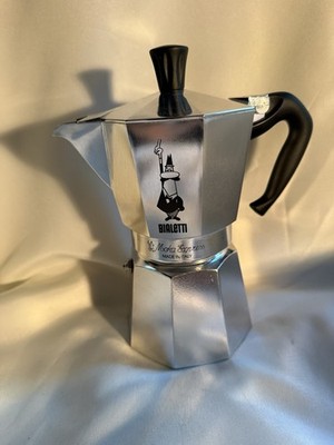 Bialetti Moka Express - Aluminum Stovetop Espresso Maker - 6 Cup - Made in Italy