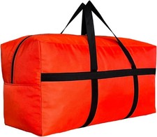 Extra Large Storage Duffle Bag with Zippers and Handles, Big Foldable Duffle Bag
