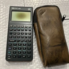 Hewlett Packard HP 48GX Graphing Calculator With Case Tested No Manual MARKINGS