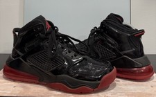 Nike Jordan Mars 270 Patent Bred GS 5.5 Black/Gym Red-Metallic Silver BQ6508-006