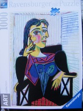 Puzzle Kunst Malerei 1000 Teile vollständig Ravensburger Art Picasso Dora Frau