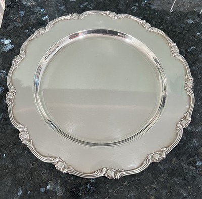 Camusso Sterling Silver (.925) Decorative Marked Platter Tray Made in Peru 12''