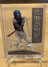 2015 Leaf Trinity - Pure Autographs Jorge Mateo #P-JM1 (AU, RC)