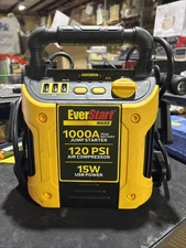 #EverStart Maxx 1000 Peak Amp Jump Starter with 120 PSI Compressor, Pivoting LED