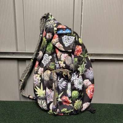 KAVU Greenhouse ROPE Sack BACKPACK Succulents Plants Flowers RARE! Retired
