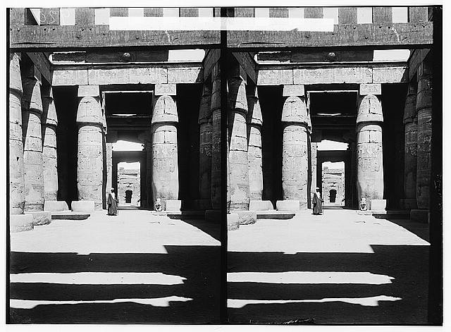 Temple of Khons,Karnak,Egypt,Egyptian Views,Africa,American Colony Photo